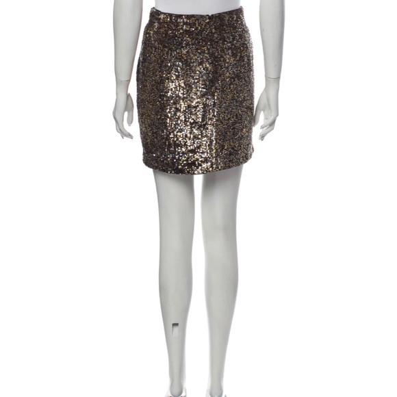 Rare 3.1 Phillip Lip Sequin Silk Skirt - Picture 3 of 3